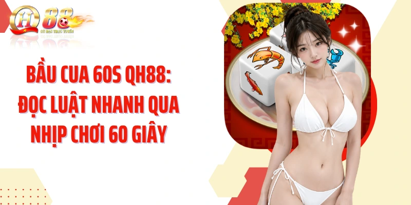 Bầu Cua 60s QH88: Đọc Luật Nhanh Qua Nhịp Chơi 60 Giây
