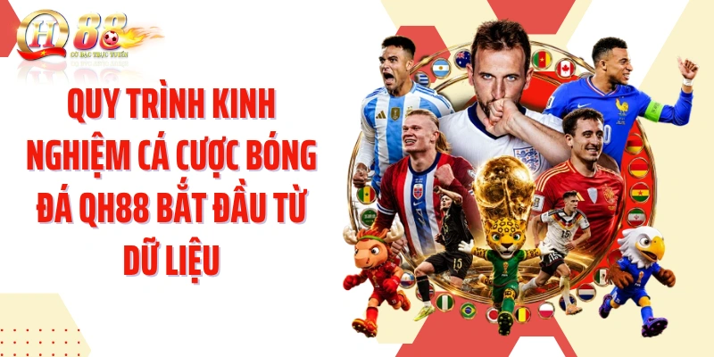 Quy trình kinh nghiệm cá cược bóng đá QH88 bắt đầu từ dữ liệu