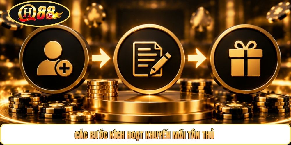 Các bước kích hoạt khuyến mãi tân thủ 