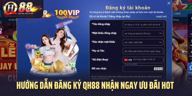 4 bước đăng ký QH88 giúp người mới hoàn tất ngay lần đầu