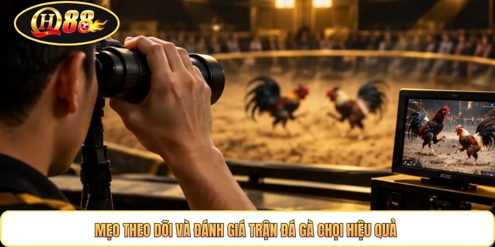 Mẹo theo dõi và đánh giá trận đá gà chọi hiệu quả