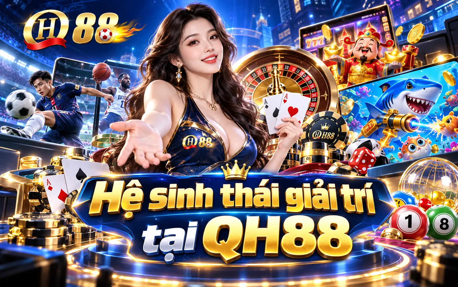 Hệ sinh thái giải trí tại QH88