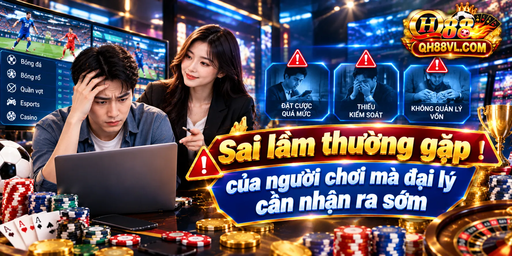 Sai lầm thường gặp của người chơi mà đại lý cần nhận ra sớm